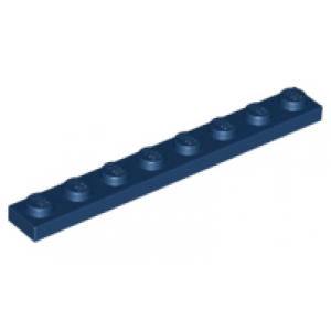 Plaat 1x8 Dark Blue